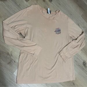 (See Pics) SANTA CRUZ Women’s Sand Floral Tomb Dot Tee